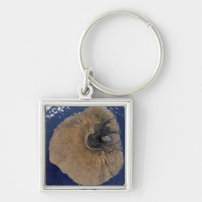 Porte-clés Vue satellite du Mont Fogo (Devant)