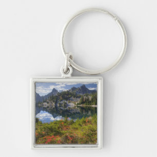 Porte-clés WA, zone sauvage Alpine Lakes, lac Gem, avec