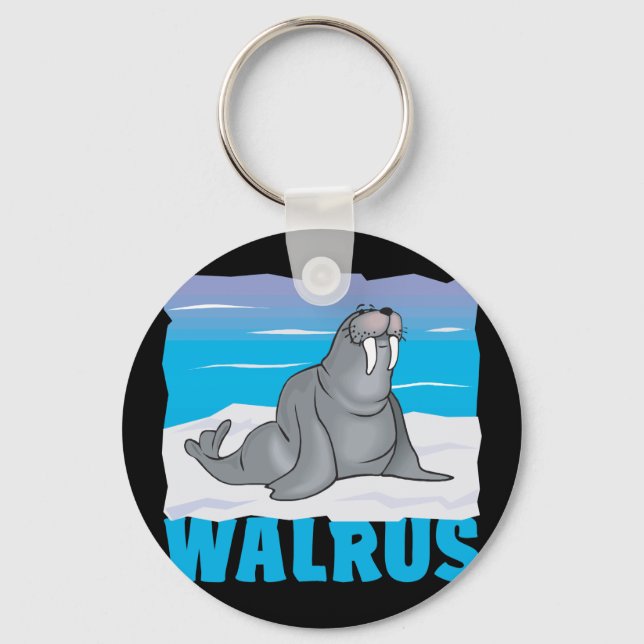 Porte-clés Walrus amical pour enfants (Recto)