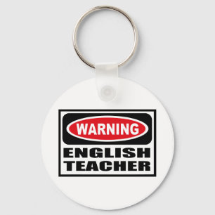 Porte-clés Warning ENGLISH TEACHER Key Chain