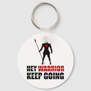 Porte-clés Warrior keep going