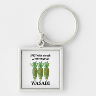 Porte-clés Wasabi Épicé Avec Une Touche De Douceur Wasabi