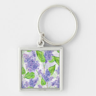 Porte-clés Watercolor lilac flowers