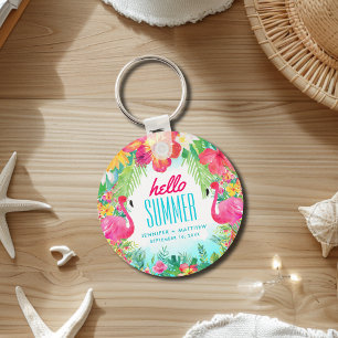 Porte-clés Wedding "Hello Summer" Tropical Bridal Party Favor
