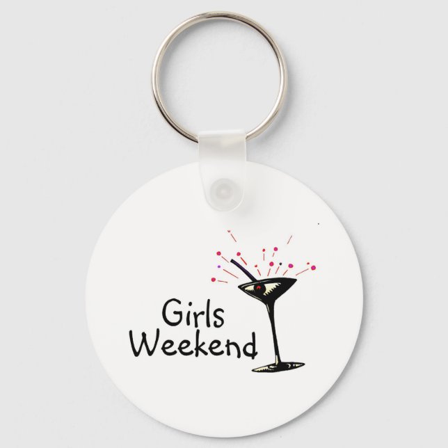 Porte-clés Week-end filles (Recto)