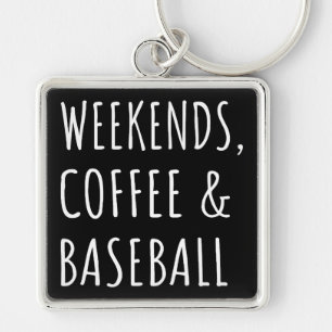 Porte-clés Week-ends, Café Et Baseball I