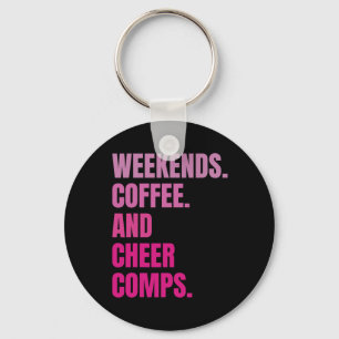 Porte-clés Week-ends Café et compétitions de cheer rétro