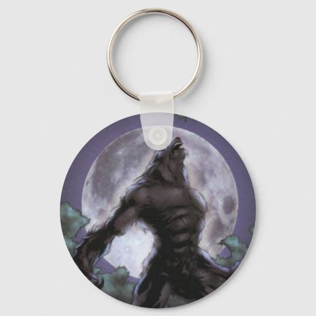 Porte-clés Werewolf Howling At the Moon (Recto)
