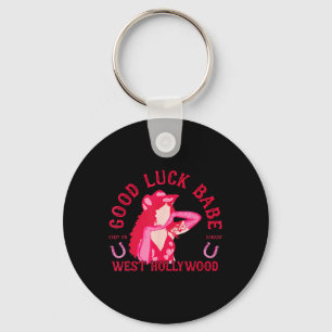 Porte-clés Western Cowgirl Good Luck Baby Dancing Disco Coque