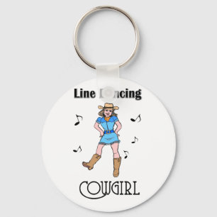 Porte-clés Western "Line Dancing Cowgirl"