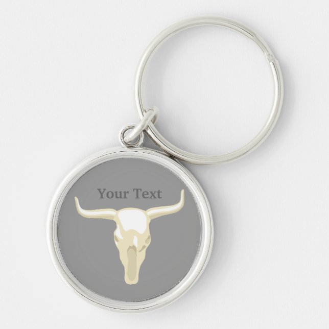 Porte-clés Western Longhorn Porte - clé Premium (Devant)