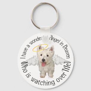 Porte-clés Westie Guardian Angels