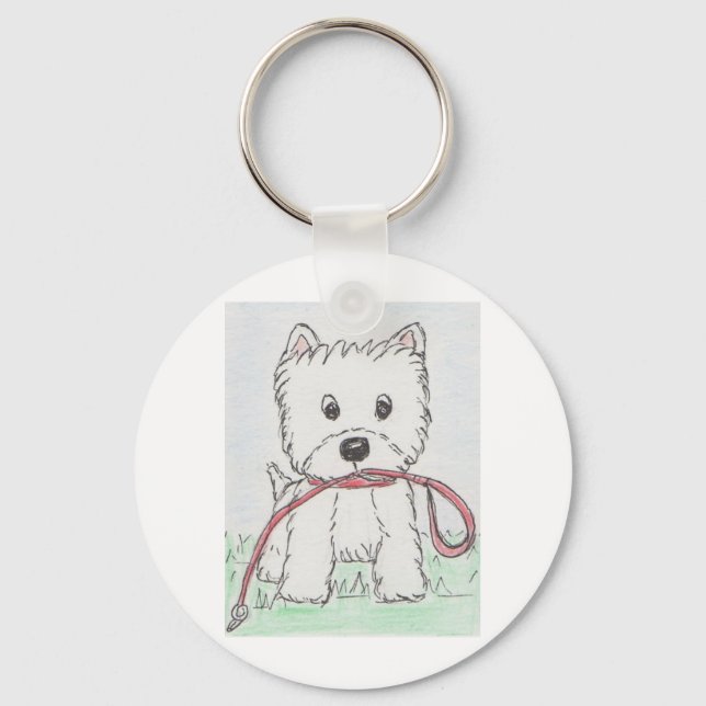 PORTE-CLÉS WESTIE WALKIES (Recto)