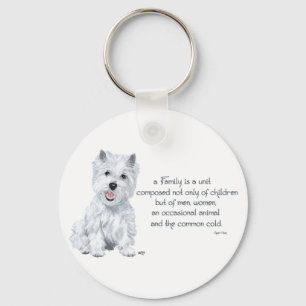 Porte-clés Westie Wisdom - Family Dynamics