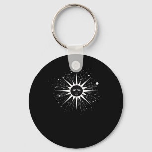 Porte-clés Whimsigoth Night Sky Sun Moon Witchy Classic Hallo