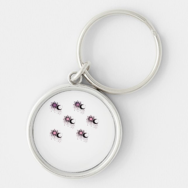 Porte-clés Whimsigoth Sun Moon Witchy (Devant)