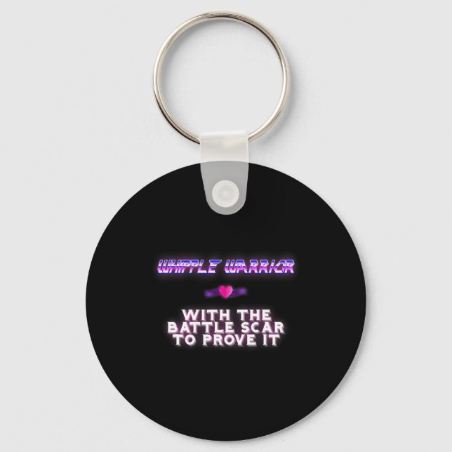Porte-clés Whipple Guerrier Pancréatique Cancer Sensibilisati (Recto)