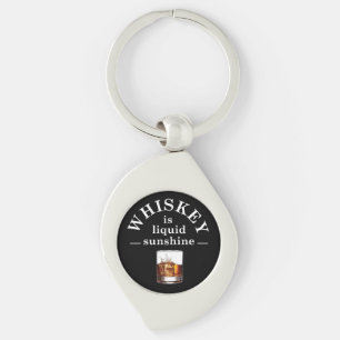 Porte-clés Whiskey cite d'humoristiques paroles d'alcool cade