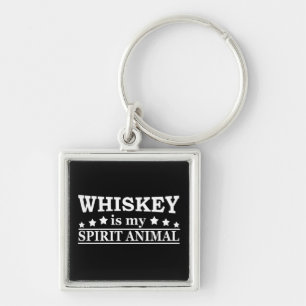Porte-clés whiskey est mon animal d'esprit