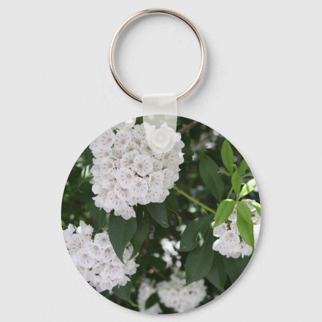 Porte-clés White Mountain Laurel Star Fleurs en forme (Recto)