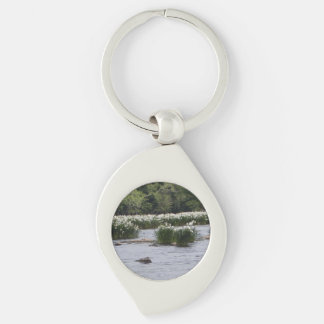 Porte-clés White Spider Lily key chain 