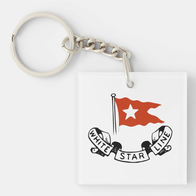 Porte-clés White Star Line Logo (Devant)