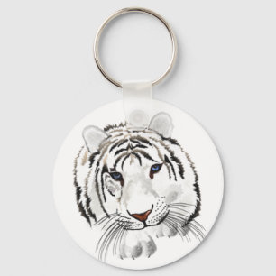 Porte-clés White Tiger Key Chain