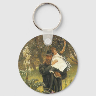 Porte-clés Widower par Tissot, Vintage de l'art du Portrait d