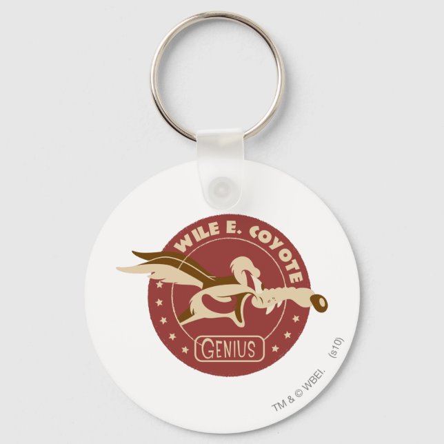 Porte-clés Wile E. Coyote Genius (Recto)