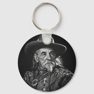 Porte-clés William Buffalo Bill Cody Portrait Vintage