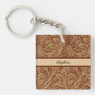 Porte-clés William Morris Arcadia Floral Garden Fleur Classiq
