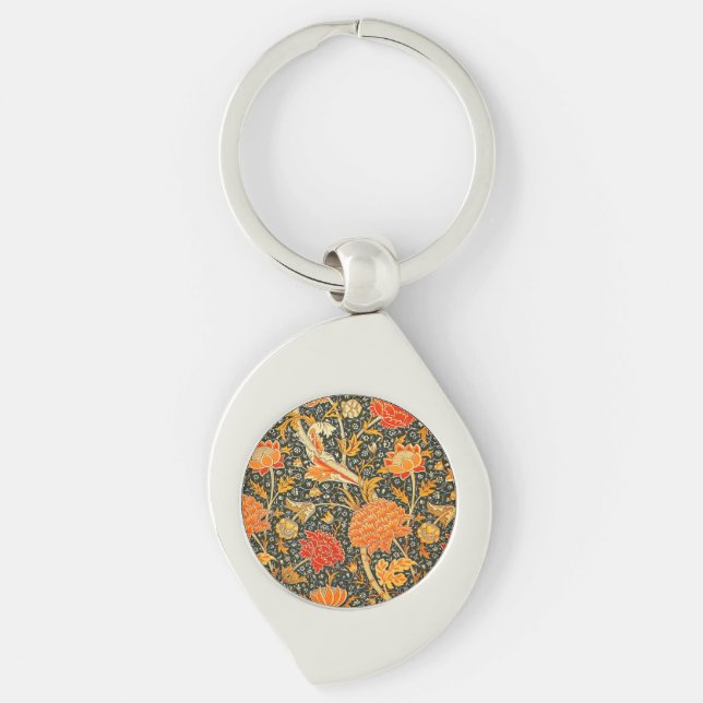 Porte-clés William Morris Cray Fond d'écran Motif (Devant)