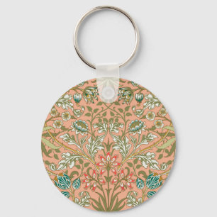 Porte-clés William Morris Hyacinth Flower Rose Art