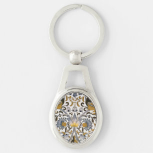 Porte-clés William Morris Lodden Fleur florale