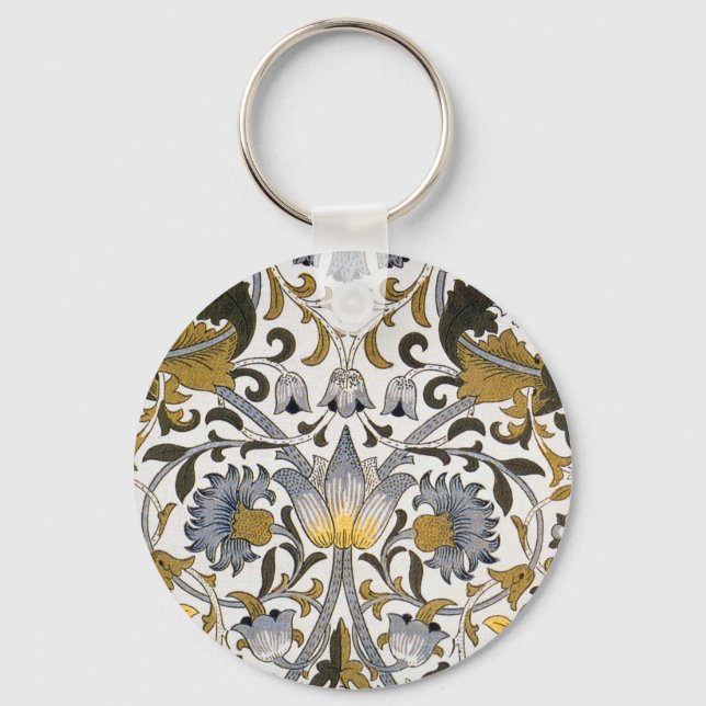 Porte-clés William Morris Lodden Fleur florale (Recto)