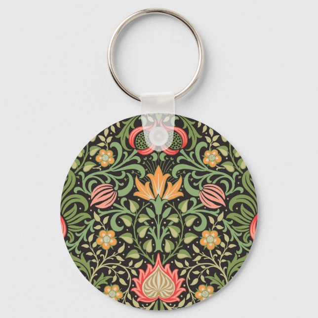 Porte-clés William Morris Persian Floral Antique (Recto)