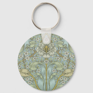 Porte-clés William Morris Spring Motif classique épais