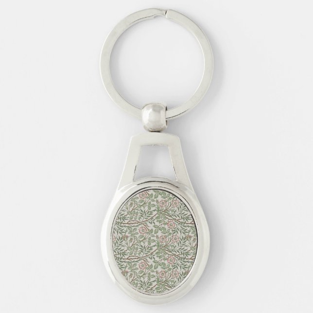 Porte-clés William Morris Sweetbrie Floral Art Nouveau (Devant)