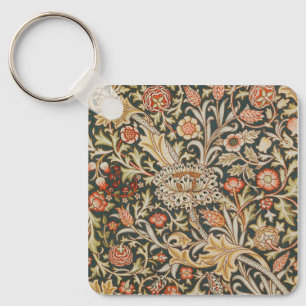 Porte-clés William Morris Trent Garden Fleur Classique Botani