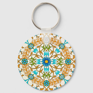 Porte-clés William Morris - Vin, célèbre motif,