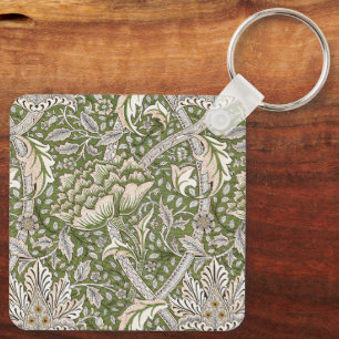 Porte-clés william morris windrush fleurs florales classique