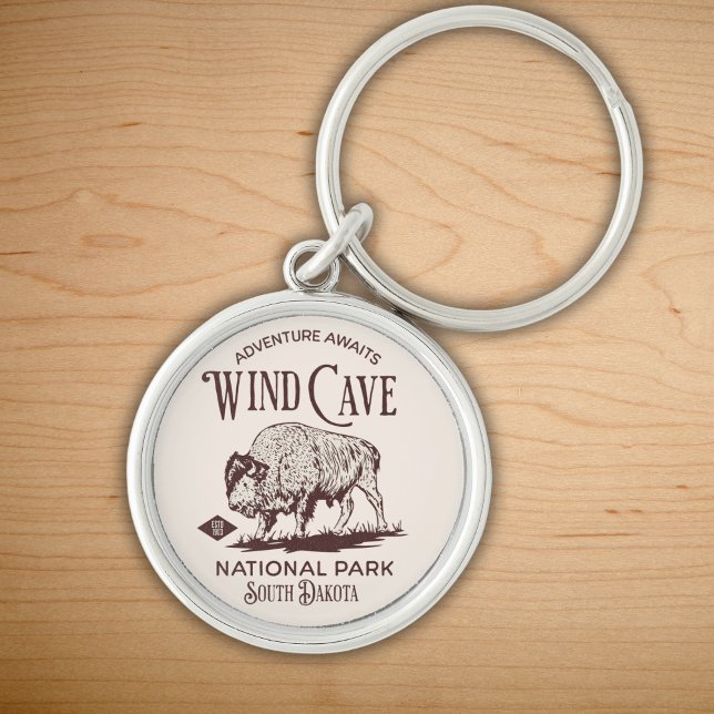 Porte-clés Wind Cave National Park South Dakota Est. 1903 (Créateur téléchargé)