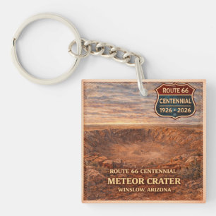 Porte-clés Winslow Arizona Meteor Crater Centenaire