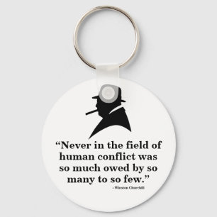 Porte-clés Winston Churchill Keyring - Citation 11