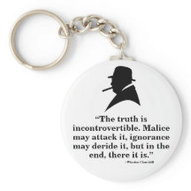 Winston Churchill Keyring - Citation 21