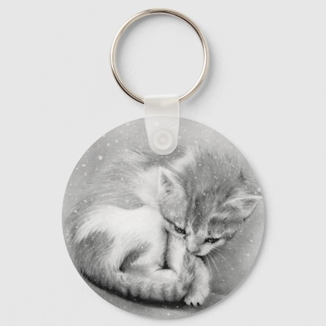 Porte-clés Wintry Kitty Porte - clé (Recto)