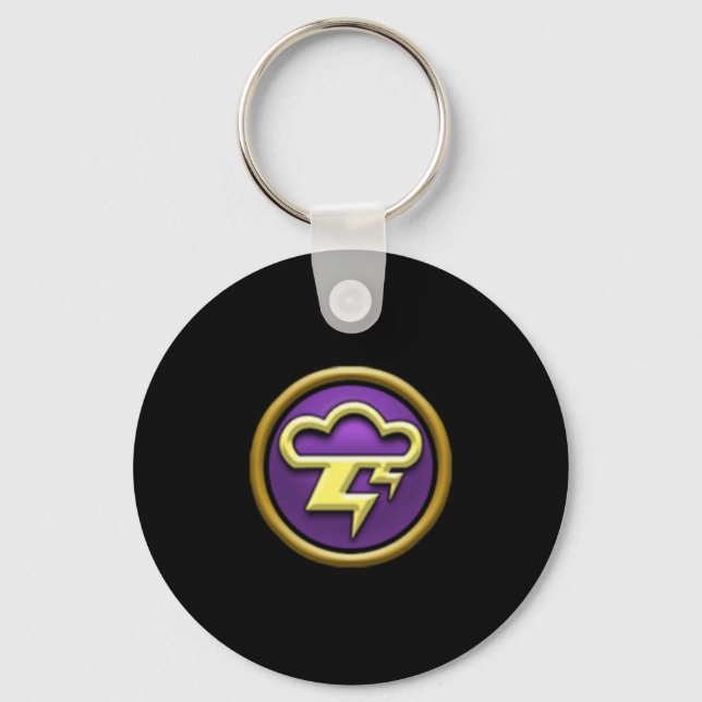 Porte-clés Wizard101 Porte - clé de l'école de tempête (Recto)