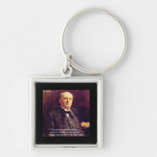Porte-clés Wm James "Curing Stress" Citations de sagesse