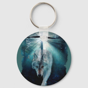 Porte-clés WOLF & EAGLE Wildlife Series