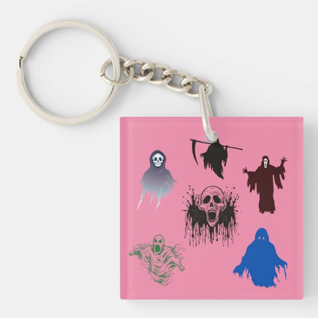 Porte-clés Women Tee Shirts, Men Shirts, Mom Ghost T-Shirts,  (Devant)